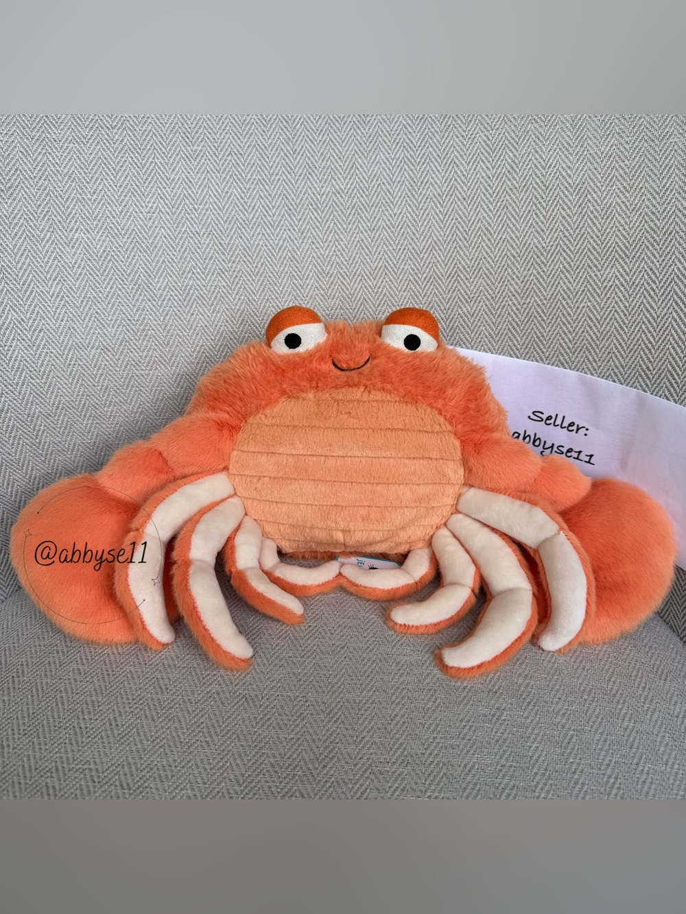 Jellycat Pinchsnap Crab - Authentic - Brand New With Tags - Fast Ship